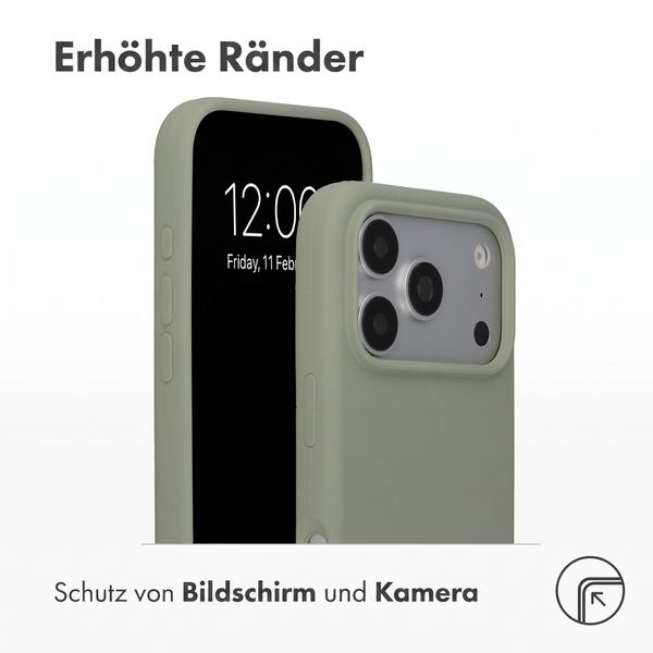 Accezz Liquid Silikoncase mit MagSafe Apple iPhone 18 Pro / 17 Pro - Cooper Green