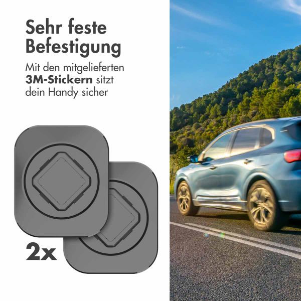 Accezz EasyLock Handyhalterung Auto - Lüftungsgitter - Universal - 360 Grad drehbar - Schwarz