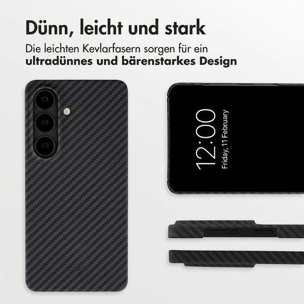 Accezz MagSafe Kevlar® Hülle Samsung Galaxy S26 - Schwarz