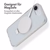Accezz Ring Stand Backcover mit MagSafe Apple iPhone 16e - Transparent