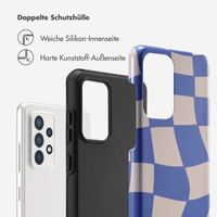 Selencia Vivid Tough Back Cover für das Samsung Galaxy A52(s) (5G/4G) - Groovy Sapphire Blue