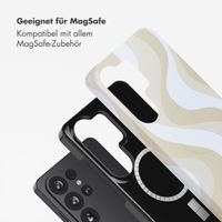 Selencia Vivid Rückabdeckung mit MagSafe Samsung Galaxy S26 Ultra - Desert Waves Beige