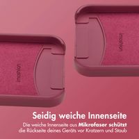 imoshion Color Backcover mit abnehmbarem Handykette und MagSafe Apple iPhone 14 Pro Max - Raspberry