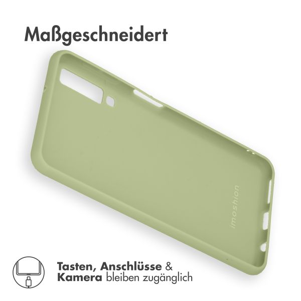 imoshion Color TPU Hülle für das Samsung Galaxy A7 (2018) - Olive Green