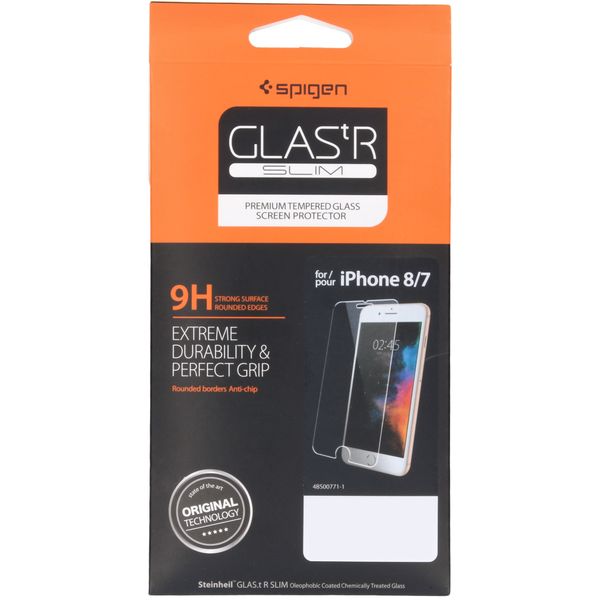 Spigen GLAStR Slim Tempered Glass Screen Protector für das iPhone 8 / 7