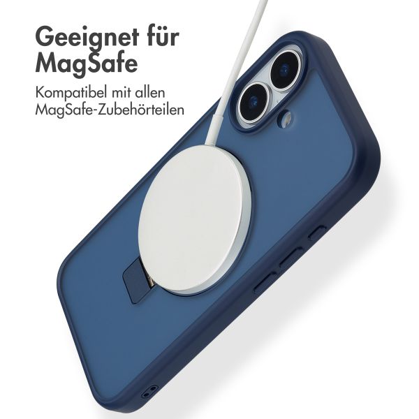 Accezz Ring Stand Backcover mit MagSafe Apple iPhone 17 - Blau