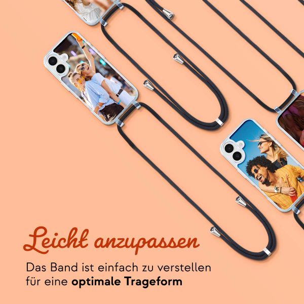 Gestalte deine eigene MagSafe Hülle mit abnehmbarem Band Apple iPhone 16 - Transparent