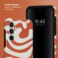 Selencia Vivid Back Cover Samsung Galaxy A55 - Dream Swirl Orange