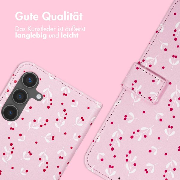 imoshion Design Klapphülle Samsung Galaxy S25 FE - Blush Berries