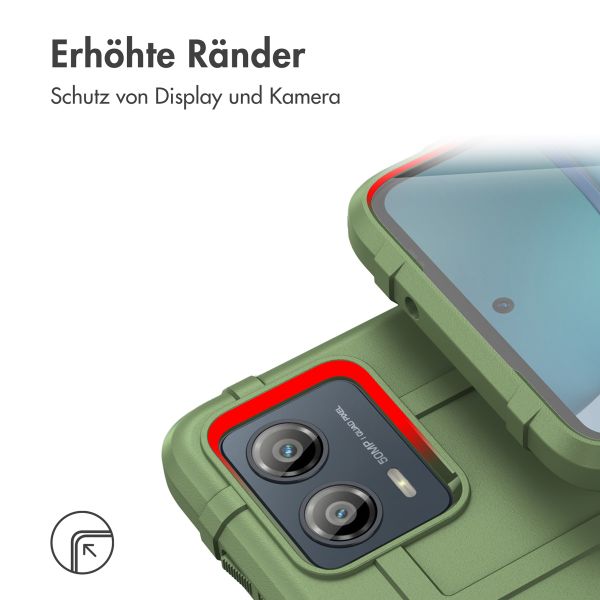 imoshion Rugged Shield Backcover für das Motorola Moto G53 - Grün