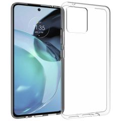 Accezz Clear TPU Backcover Motorola Moto G72 - Transparent