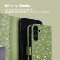 imoshion Design Klapphülle Samsung Galaxy A25 (5G) - Green Flowers
