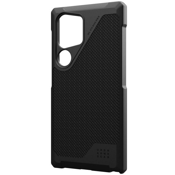 UAG Back Cover Metropolis LT Magnet für das Samsung Galaxy S24 Ultra - Kevlar Black