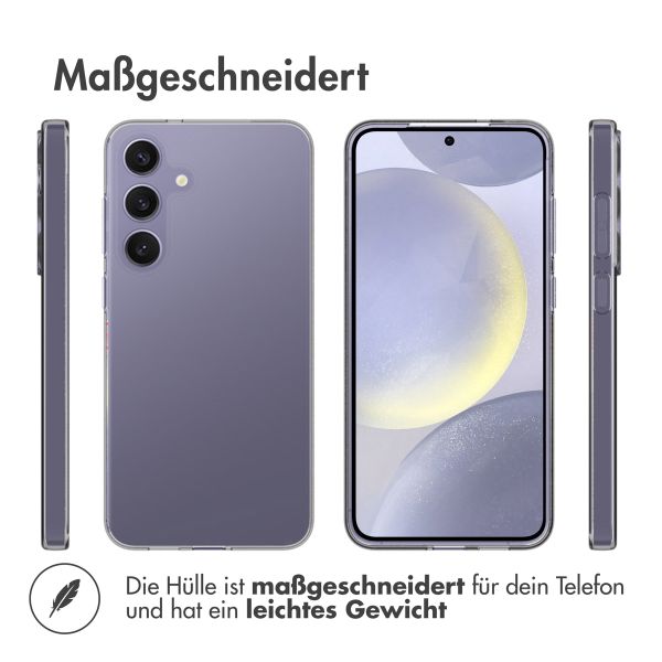 Accezz TPU Clear Cover für das Samsung Galaxy S25 Plus - Transparent