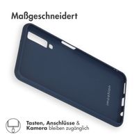 imoshion Color TPU Hülle für das Samsung Galaxy A7 (2018) - Dunkelblau