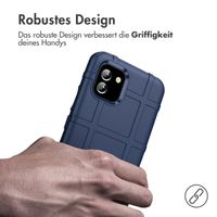 imoshion Rugged Shield Backcover für das Samsung Galaxy A03 - Dunkelblau