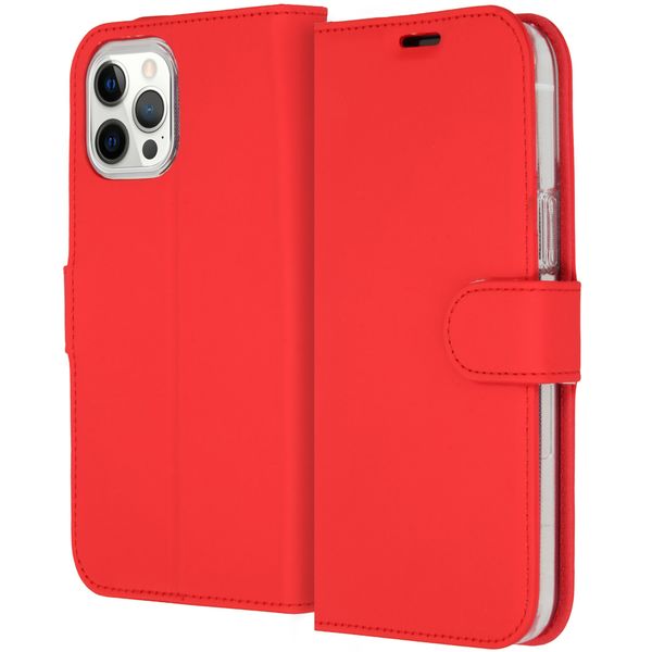 Accezz Wallet TPU Klapphülle für das iPhone 12 Pro Max - Rot