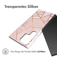 imoshion Design Hülle für das Samsung Galaxy S23 Ultra - Pink Graphic