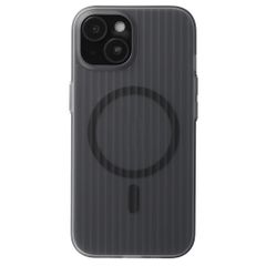Accezz Lite Backcover mit MagSafe | Fluted | Apple iPhone 15 - Smokey Matte