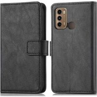 imoshion Luxuriöse Klapphülle Motorola Moto G60 - Schwarz