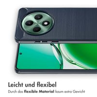 imoshion Brushed Back Cover für das Oppo Reno 12F 5G - Dunkelblau