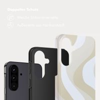 Selencia Vivid Back Cover Samsung Galaxy A57 (5G) - Desert Waves Beige