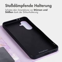 imoshion Design Klapphülle Samsung Galaxy A36 - Purple Marble