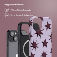 Selencia Vivid Rückabdeckung mit MagSafe Apple iPhone 14 - Stars Plum Lilac
