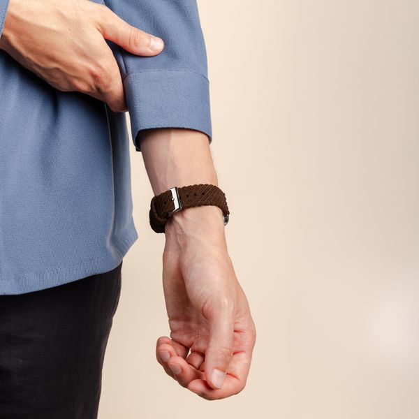 imoshion Corduroy-Band für Apple Watch | 38/40/41/42 mm - Braun