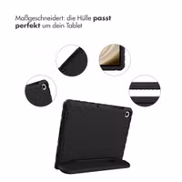 imoshion Schutzhülle mit Handgriff kindersicher Samsung Galaxy Tab A11 Plus / A9 Plus - Schwarz