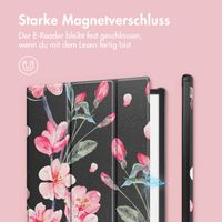 imoshion Design Trifold Hard Case Sleepcover Pocketbook InkPad X Pro - Blossom