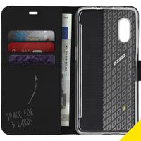Accezz Wallet TPU Klapphülle Samsung Galaxy Xcover Pro - Schwarz
