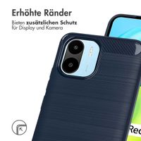 imoshion Brushed Back Cover für das Xiaomi Redmi A1 / A2 - Dunkelblau