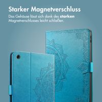 imoshion Mandala Klapphülle Samsung Galaxy Tab A11 Plus - Türkis