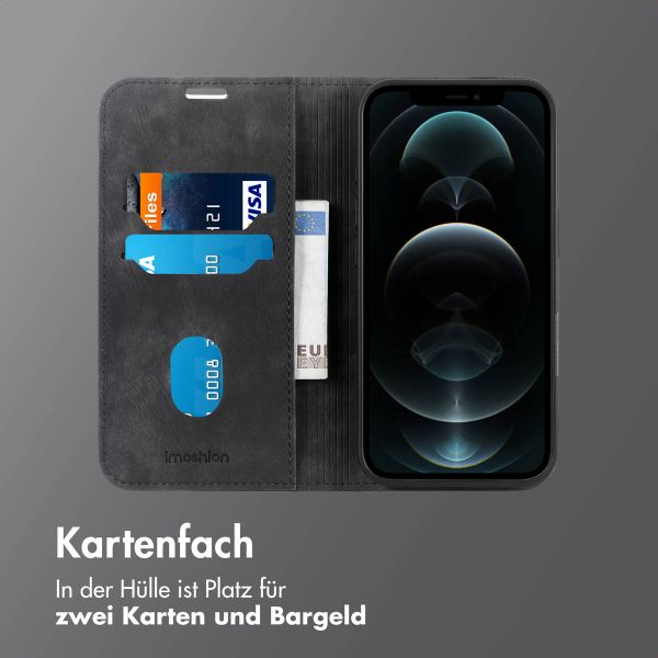 imoshion Slim Klapphülle Apple iPhone 12 (Pro) - Schwarz