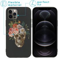 imoshion Design Hülle für das iPhone 12 (Pro) - Skull - Multicolor