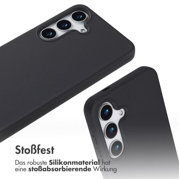 imoshion SilikonHülle mit Band Samsung Galaxy S25 - Schwarz