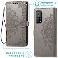 imoshion Mandala Klapphülle Xiaomi Mi 10T (Pro) - Grau