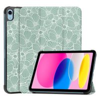 imoshion Design Trifold Klaphülle Apple iPad 11 (2025) 11 Zoll A16 / iPad 10 (2022) 10.9 Zoll - Botanica