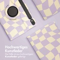 imoshion 360° drehbare Design Klapphülle Samsung Galaxy Tab S9 11.0 Zoll - Dancing Cubes