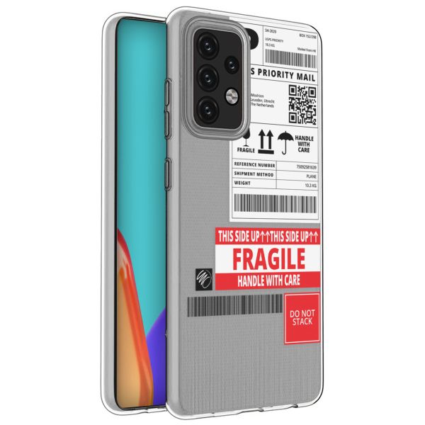 imoshion Design Hülle für das Samsung Galaxy A52(s) (5G/4G) - Shipping label