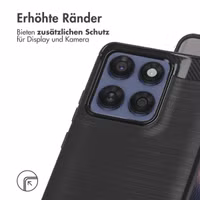 imoshion Brushed Back Cover Motorola Edge 60 Fusion - Schwarz