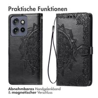 imoshion Mandala Klapphülle Motorola Edge 60 Neo - Schwarz