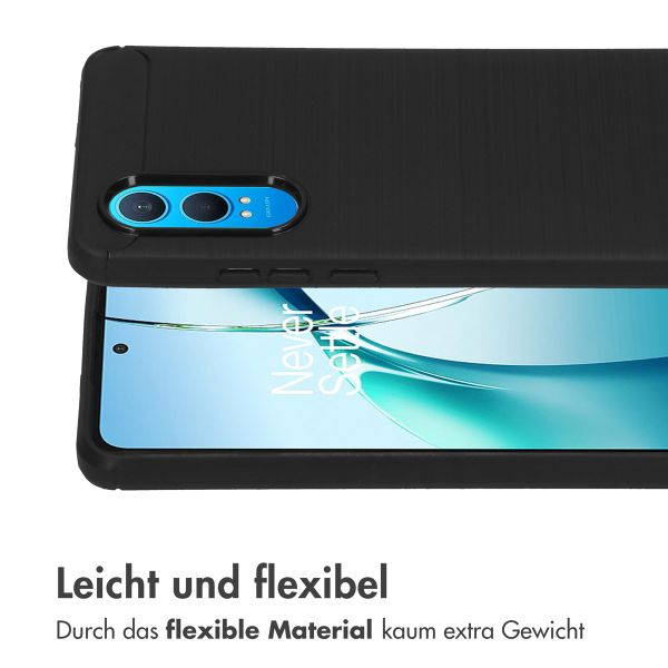 imoshion Brushed Back Cover OnePlus Nord CE 4 Lite 5G - Schwarz