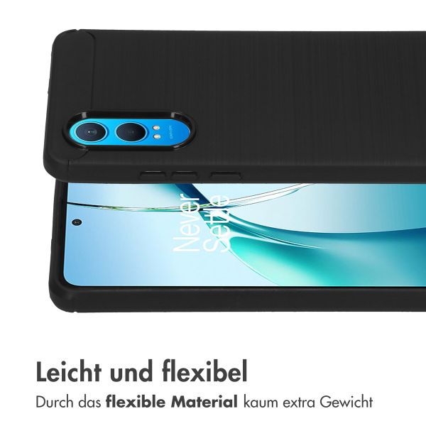 imoshion Brushed Back Cover für das OnePlus Nord CE 4 Lite 5G - Schwarz