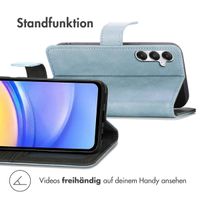 imoshion Luxuriöse Klapphülle Samsung Galaxy A15 (5G/4G) - Hellblau
