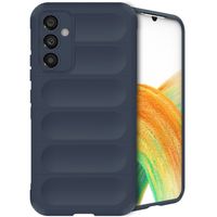 imoshion EasyGrip Back Cover für das Samsung Galaxy A34 (5G) - Dunkelblau