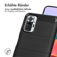 imoshion Brushed Back Cover Xiaomi Redmi Note 10 (5G) - Schwarz