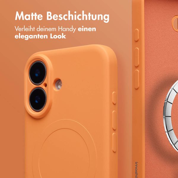 imoshion Color Back Cover mit MagSafe Apple iPhone 16 - Neon Orange