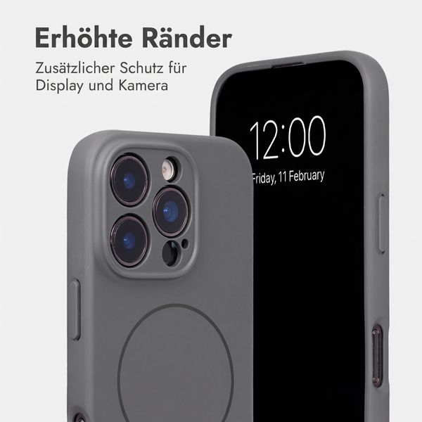 Accezz Grip Backcover mit MagSafe Apple iPhone 16 Pro - Grau